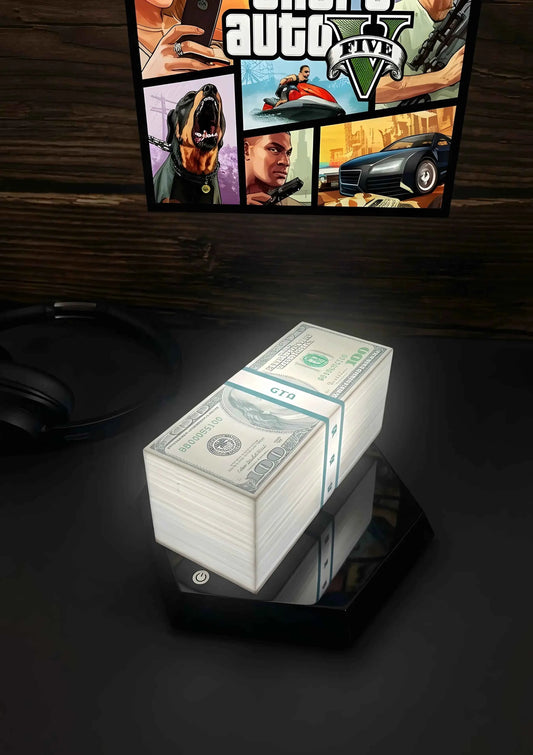 Floating Money Lamp | Magnetic Levitation Desk Light for Gamers - LEVITATE